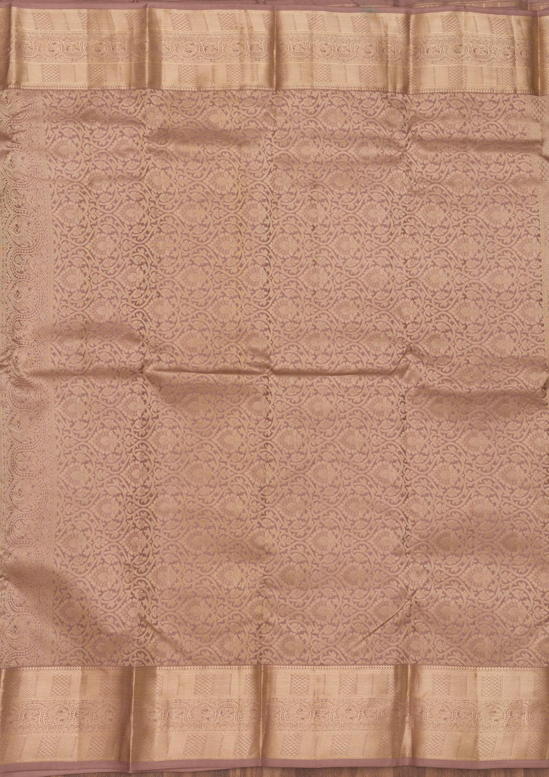 Grey Zariwork Pure Silk Saree-Koskii