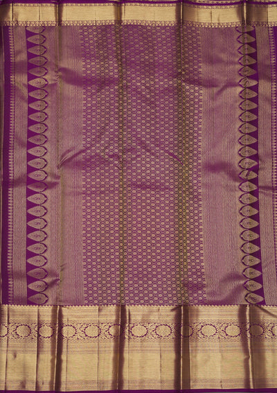Beige Zariwork Pure Silk Saree-Koskii