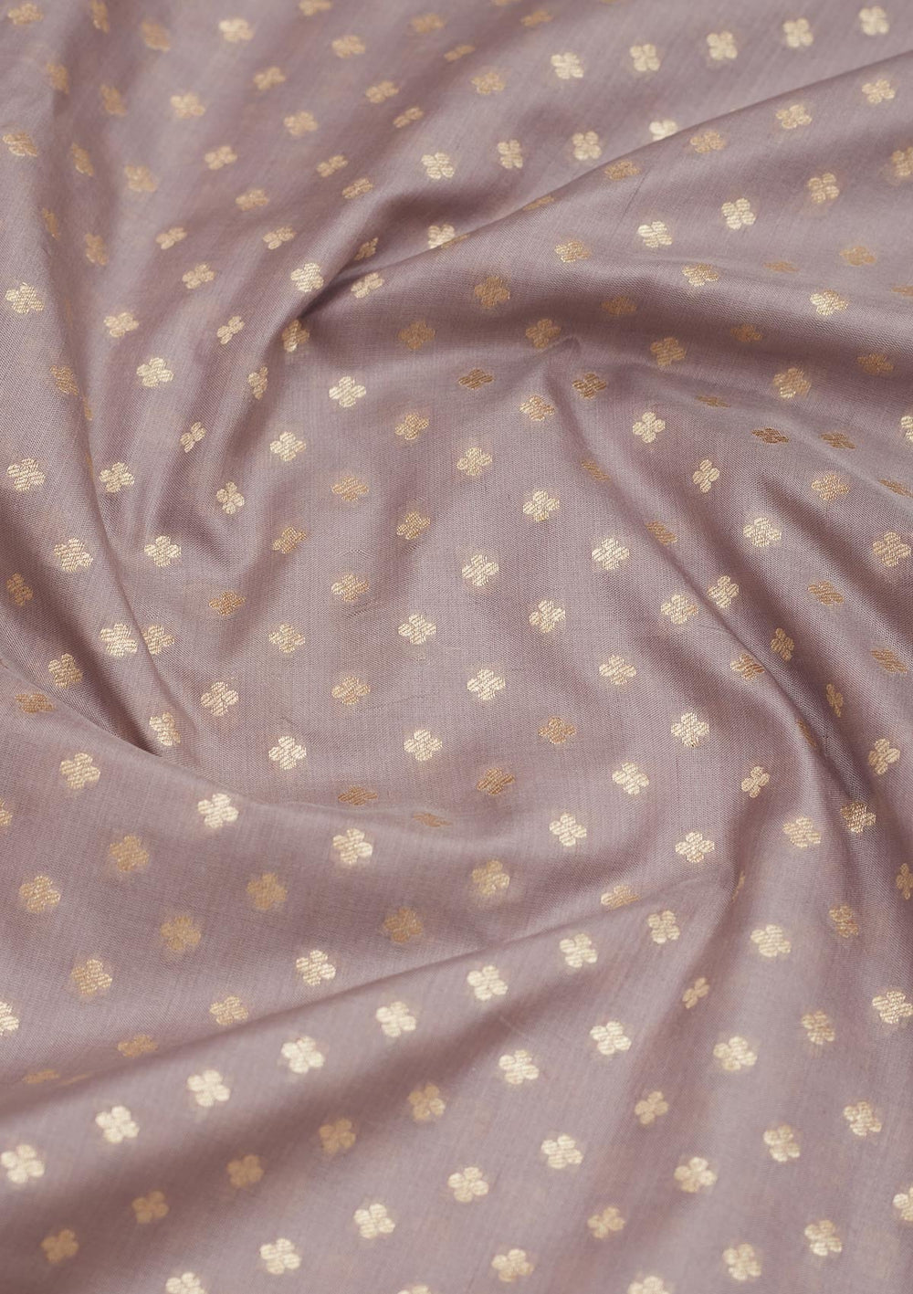 Grey Zariwork Pure Silk Saree-Koskii
