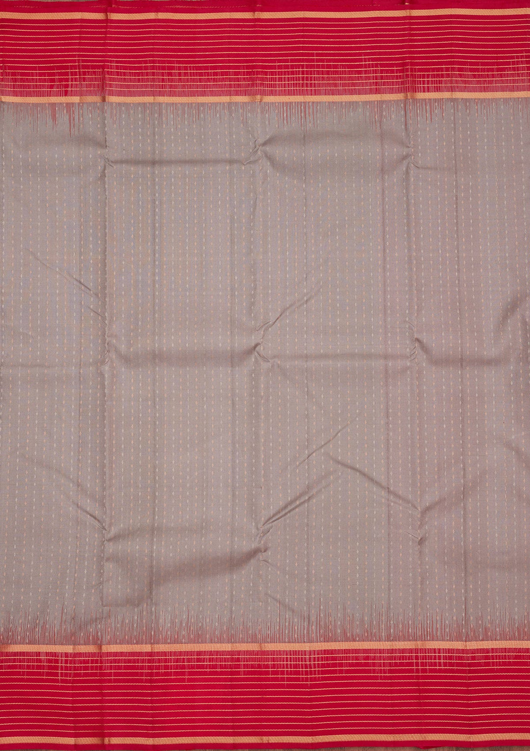 Grey Zariwork Pure Silk Saree