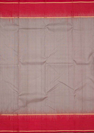 Grey Zariwork Pure Silk Saree
