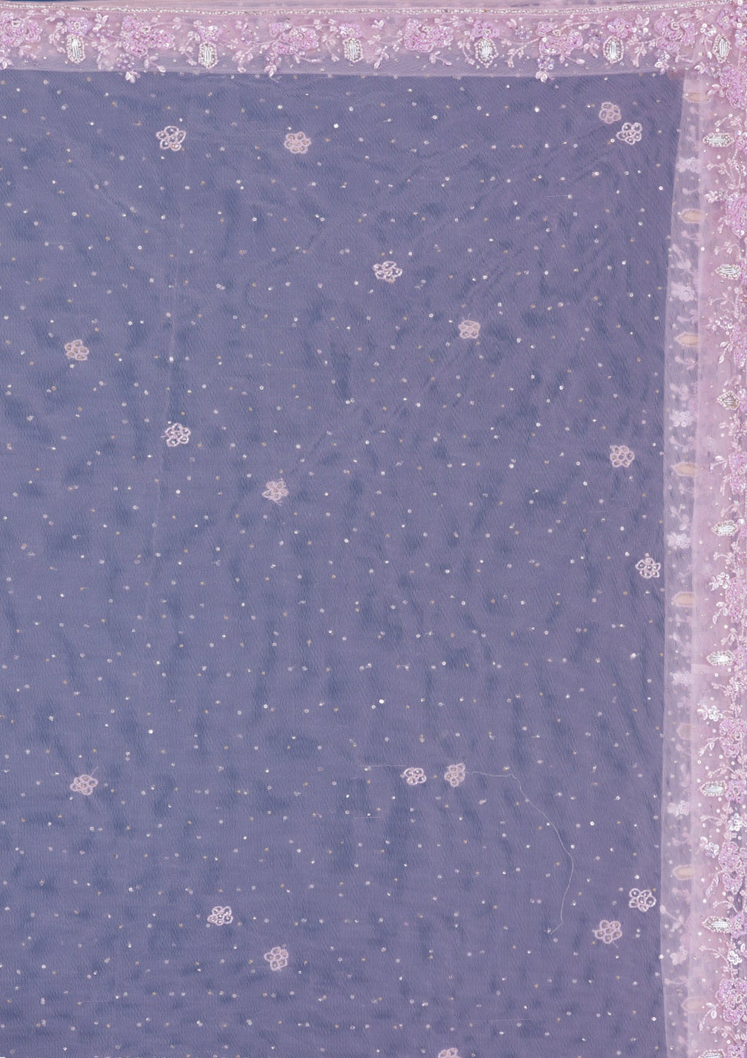 Lavender Cutdana Net Readymade Lehenga-Koskii