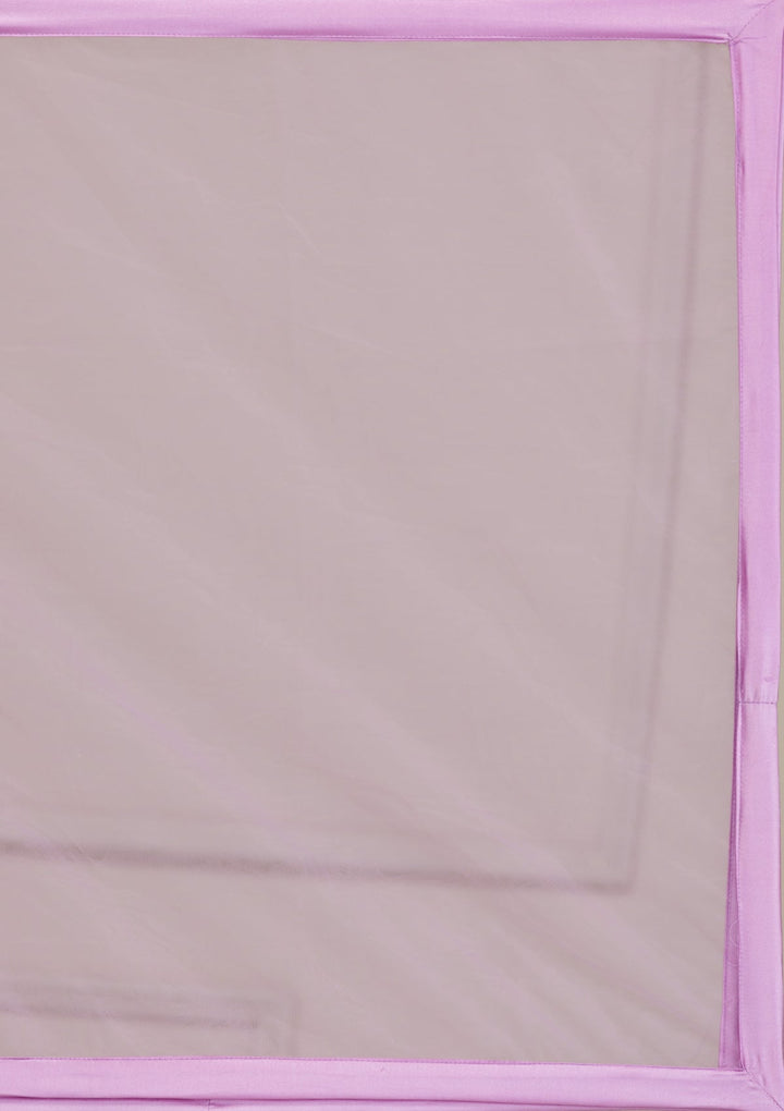 Lavender Mirrorwork Net Gown-Koskii