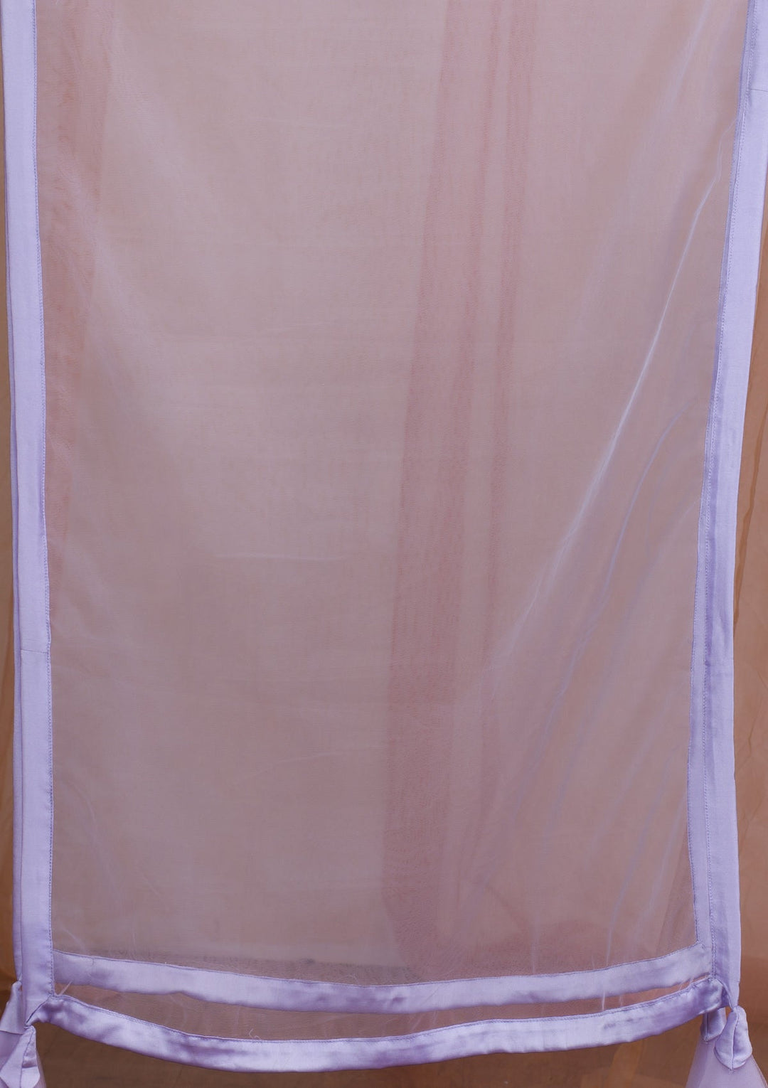 Lavender Mirrorwork Net Readymade Lehenga-Koskii