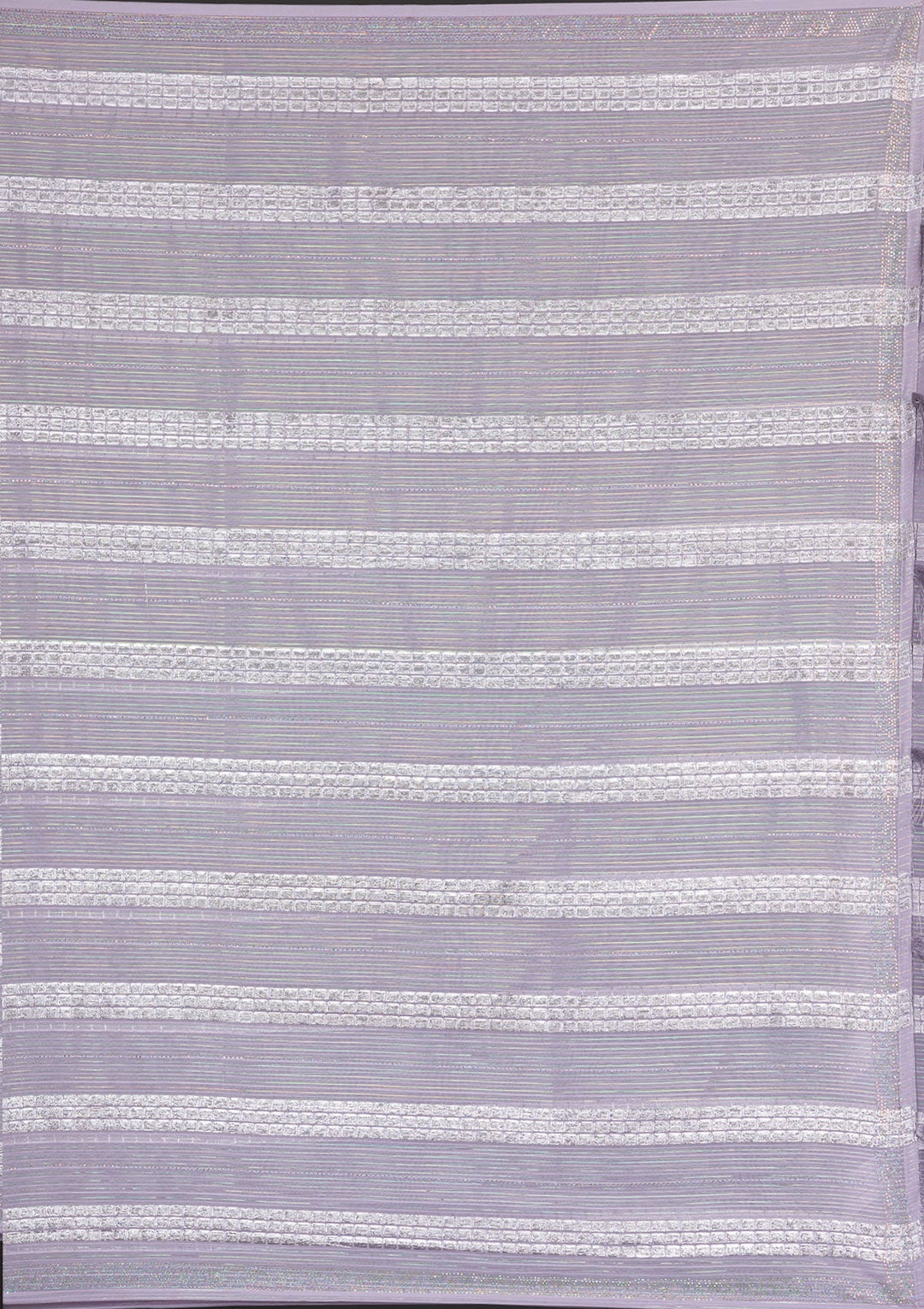 Lavender Mirrorwork Shimmer Georgette Saree-Koskii