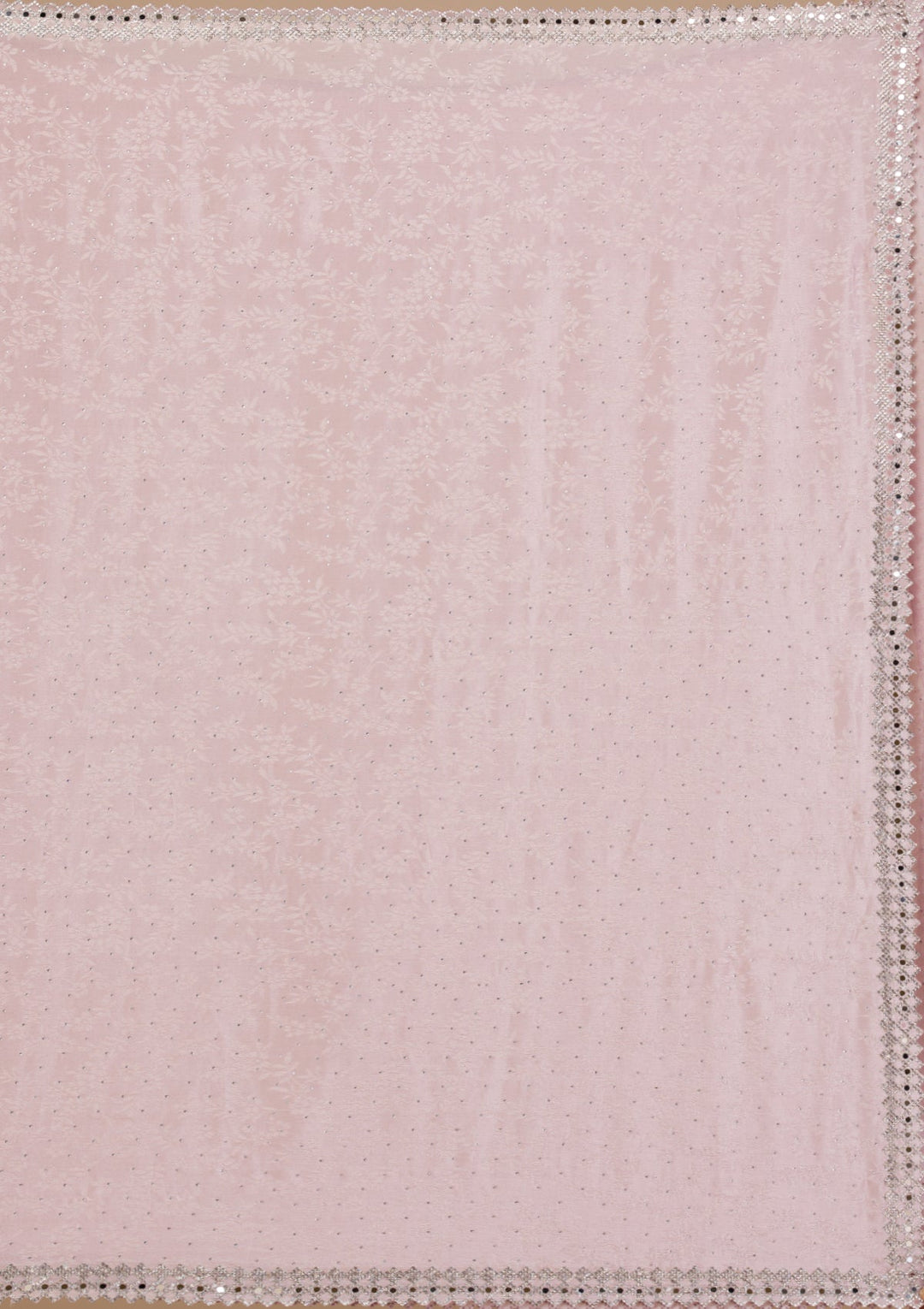 Lavender Stonework Semi Crepe Saree-Koskii