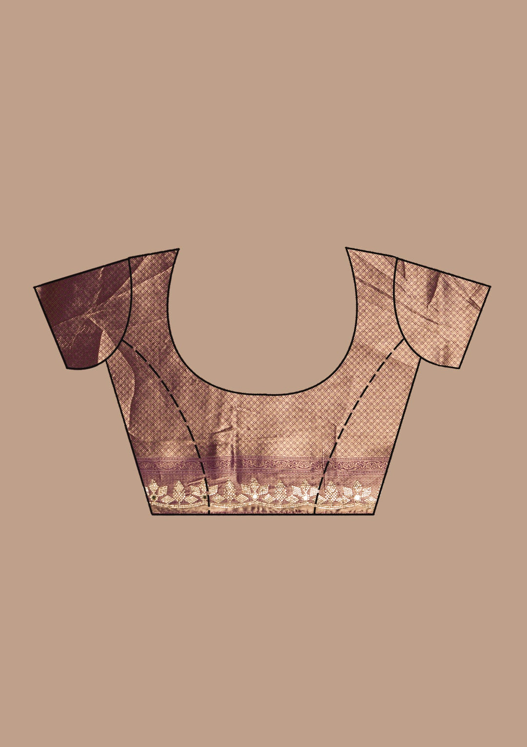 Lavender Stonework Soft Silk Saree-Koskii