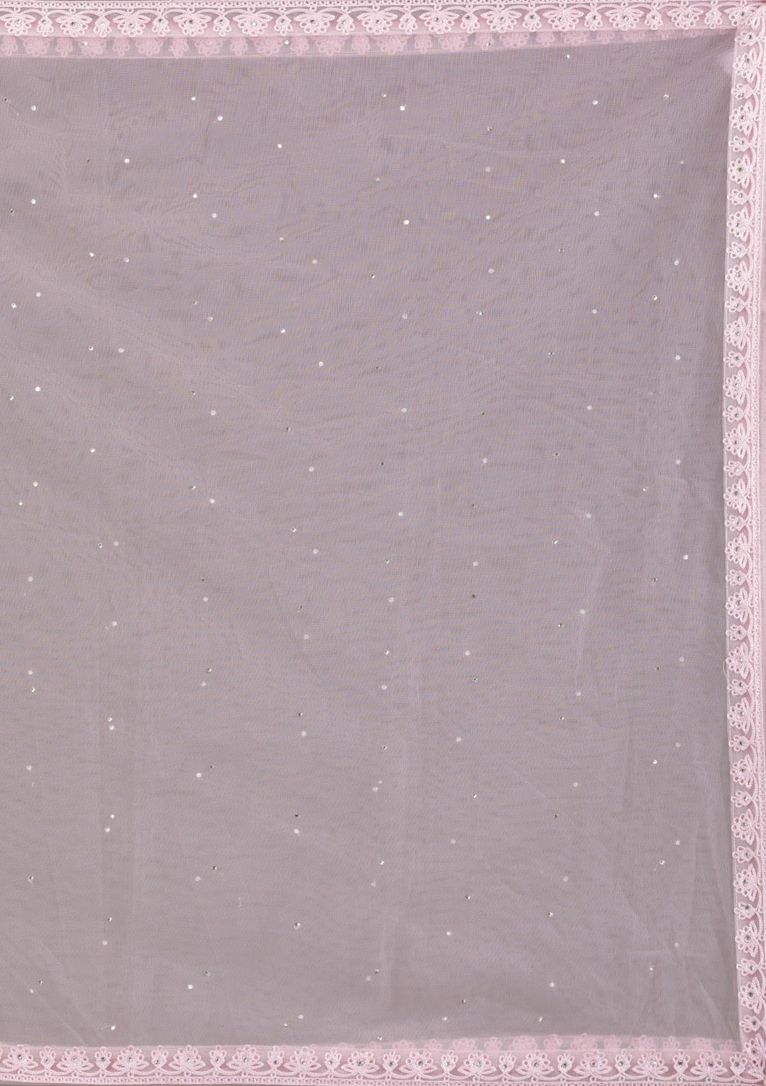 Lavender Threadwork Net Readymade Lehenga-Koskii