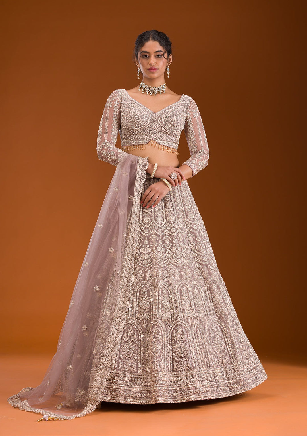 Net lehengas best sale