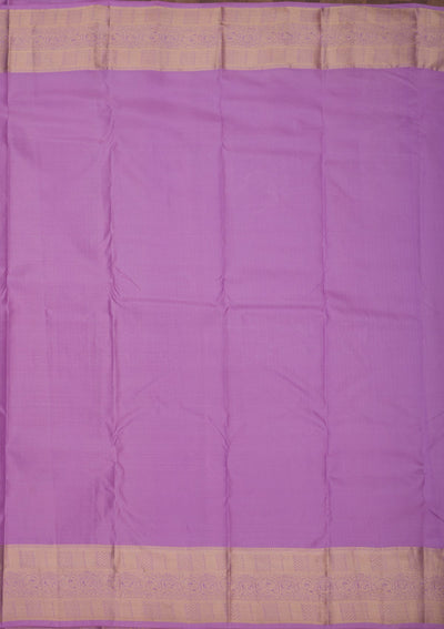 Lavender Zariwork Pure Silk Saree-Koskii