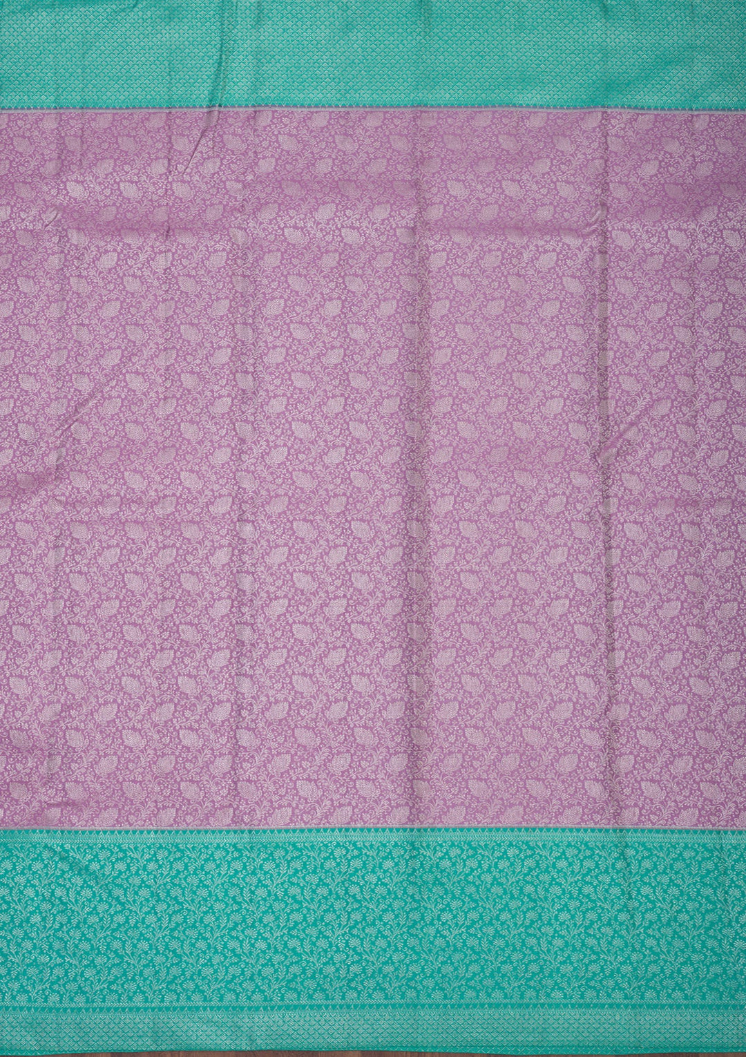 Lavender Zariwork Pure Silk Saree-Koskii