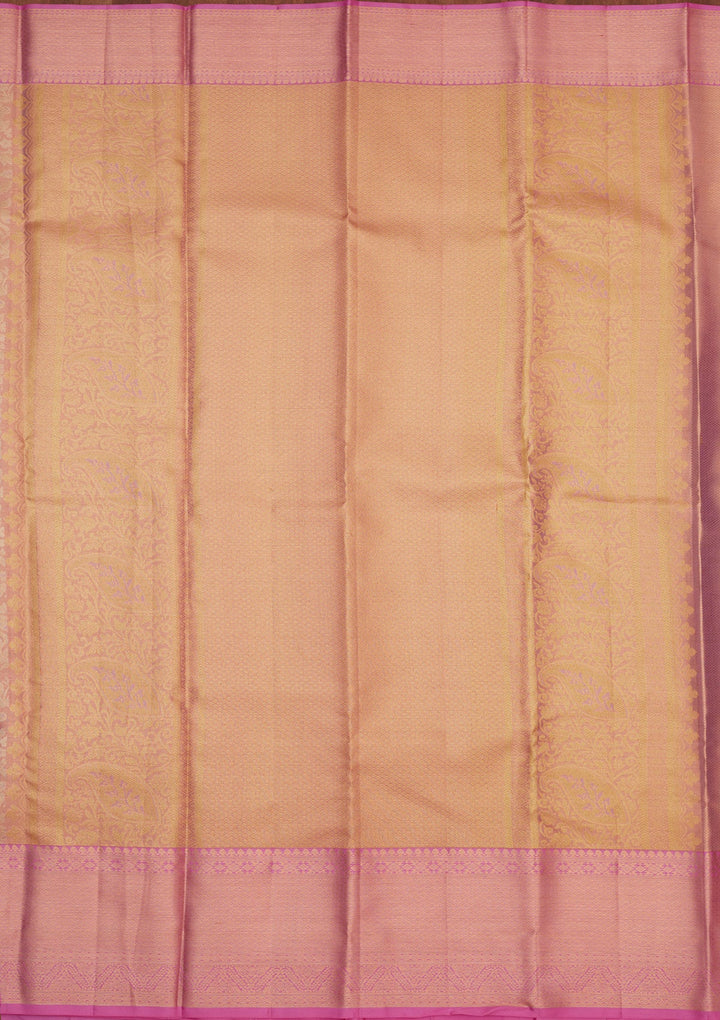 Lavender Zariwork Pure Silk Saree-Koskii