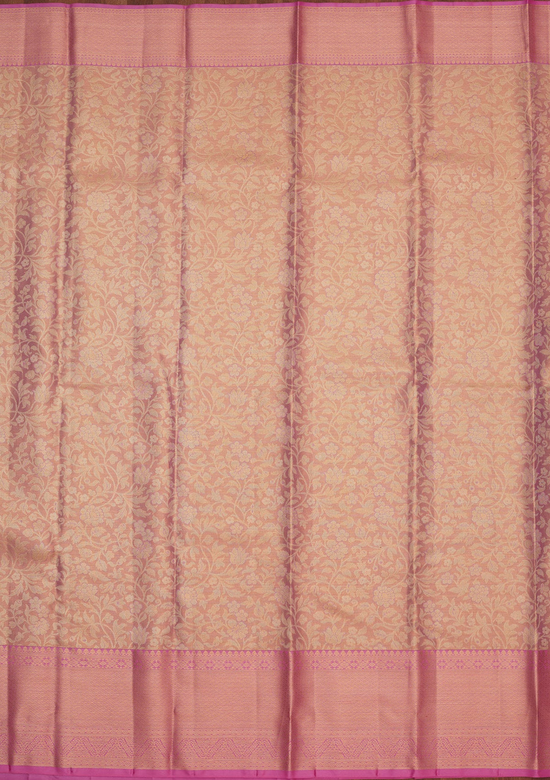 Lavender Zariwork Pure Silk Saree-Koskii