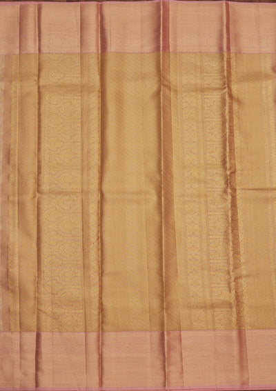 Lavender Zariwork Pure Silk Saree-Koskii