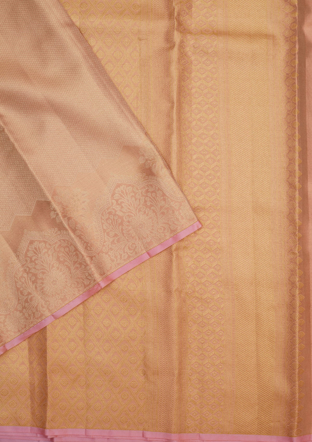 Lavender Zariwork Pure Silk Saree-Koskii