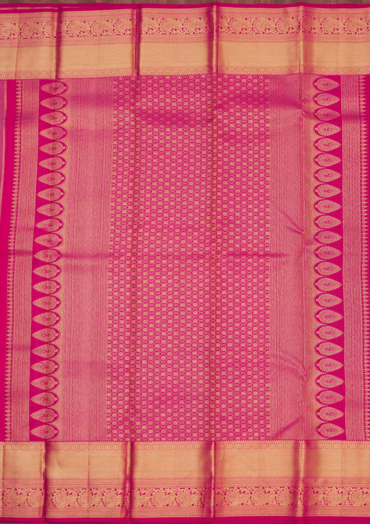 Lavender Zariwork Pure Silk Saree-Koskii