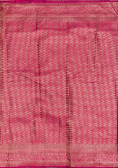 Lavender Zariwork Pure Silk Saree-Koskii