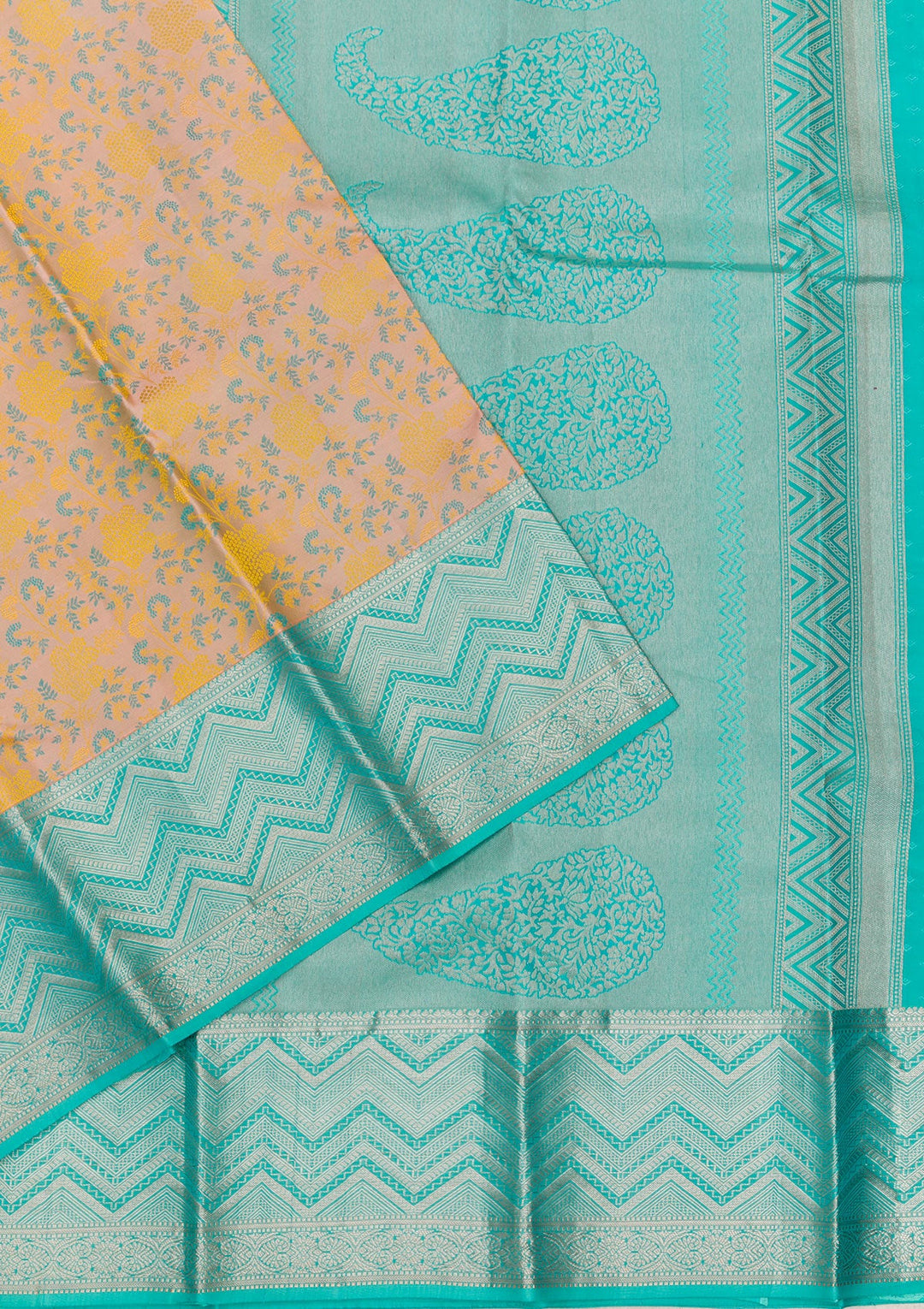Lavender Zariwork Pure Silk Saree-Koskii