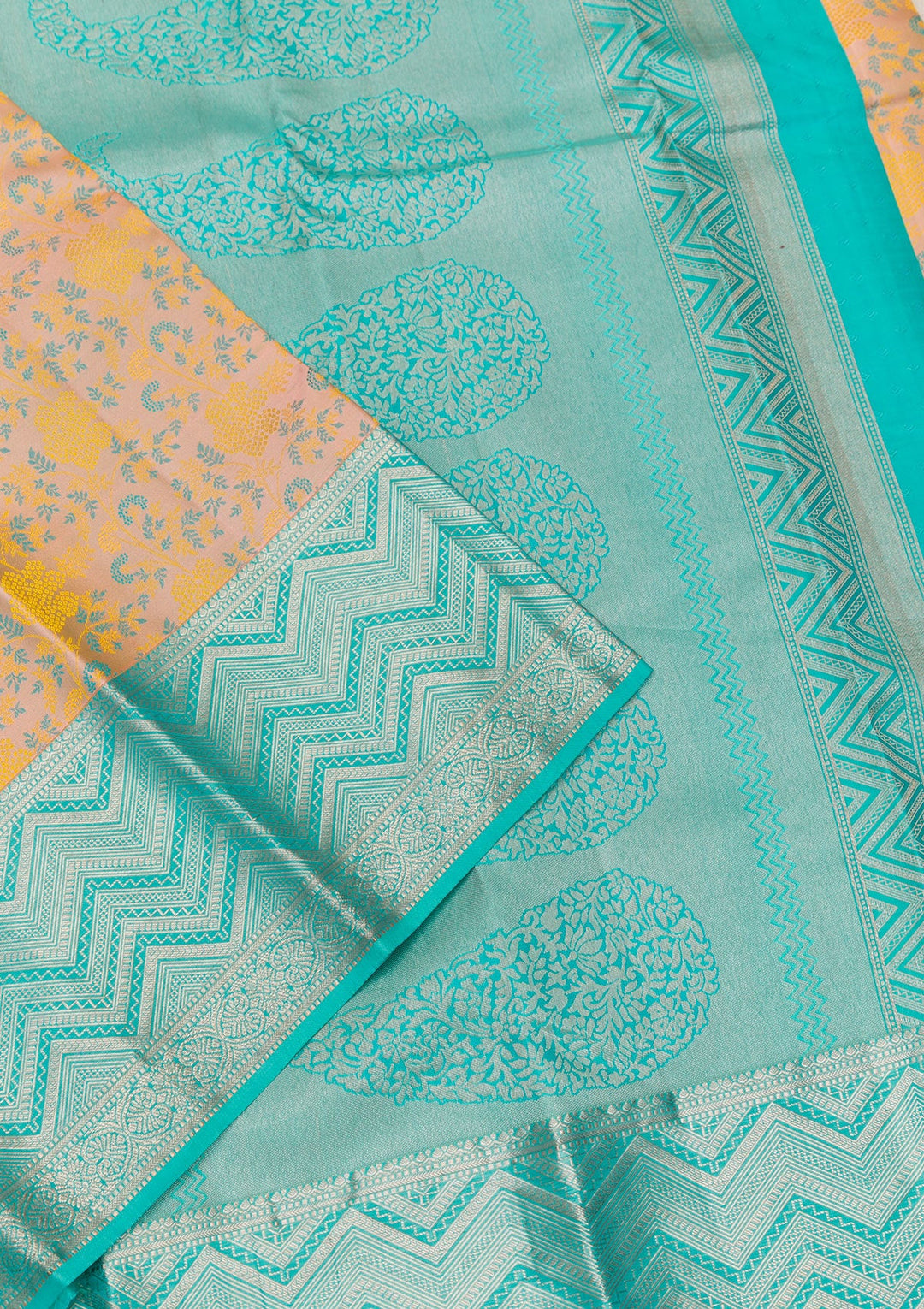 Lavender Zariwork Pure Silk Saree-Koskii