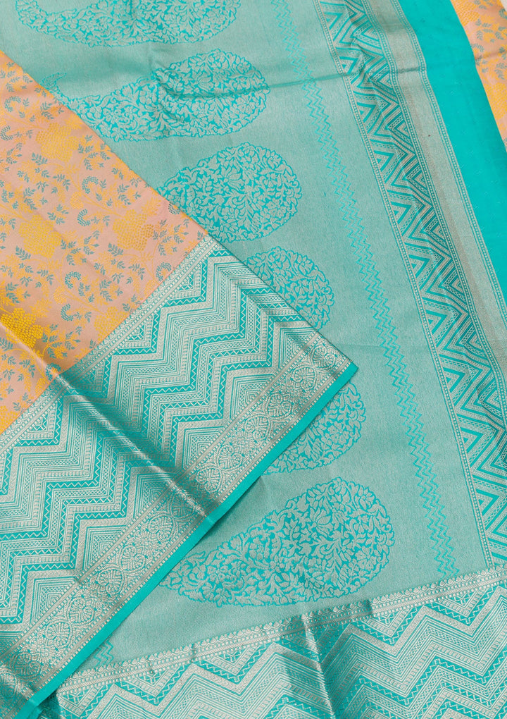 Lavender Zariwork Pure Silk Saree-Koskii