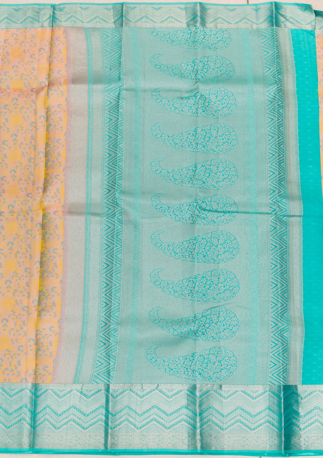 Lavender Zariwork Pure Silk Saree-Koskii