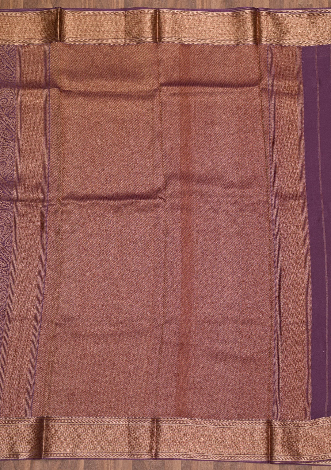 Lavender Zariwork Pure Silk Saree-Koskii