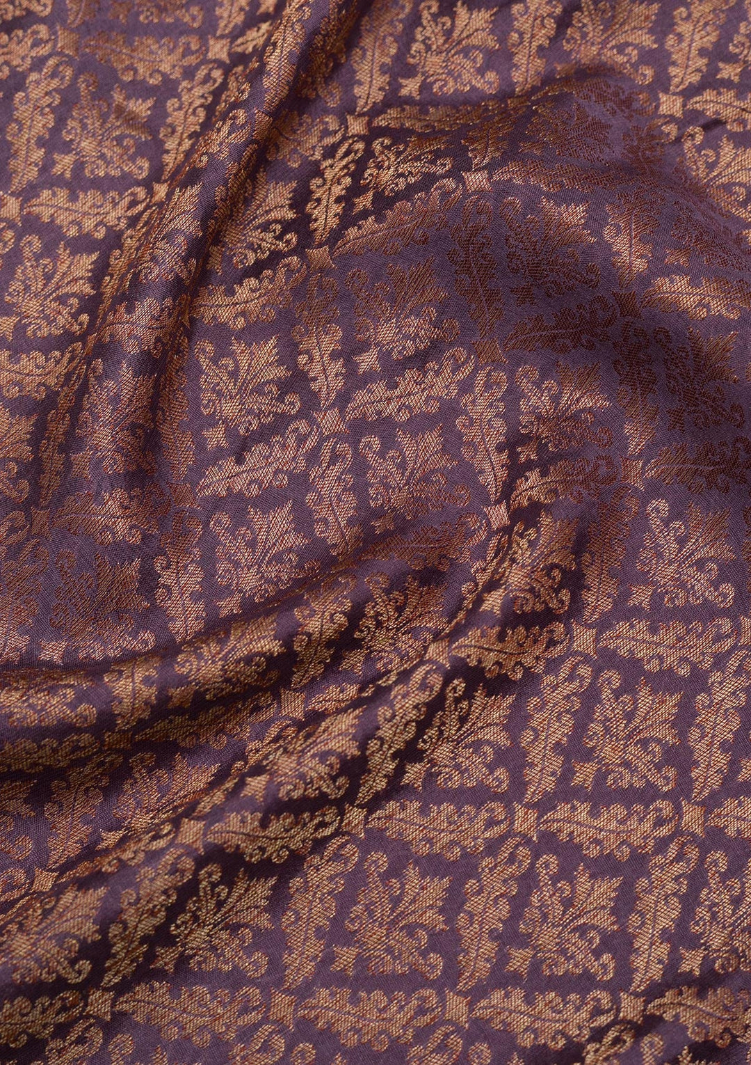 Lavender Zariwork Pure Silk Saree-Koskii
