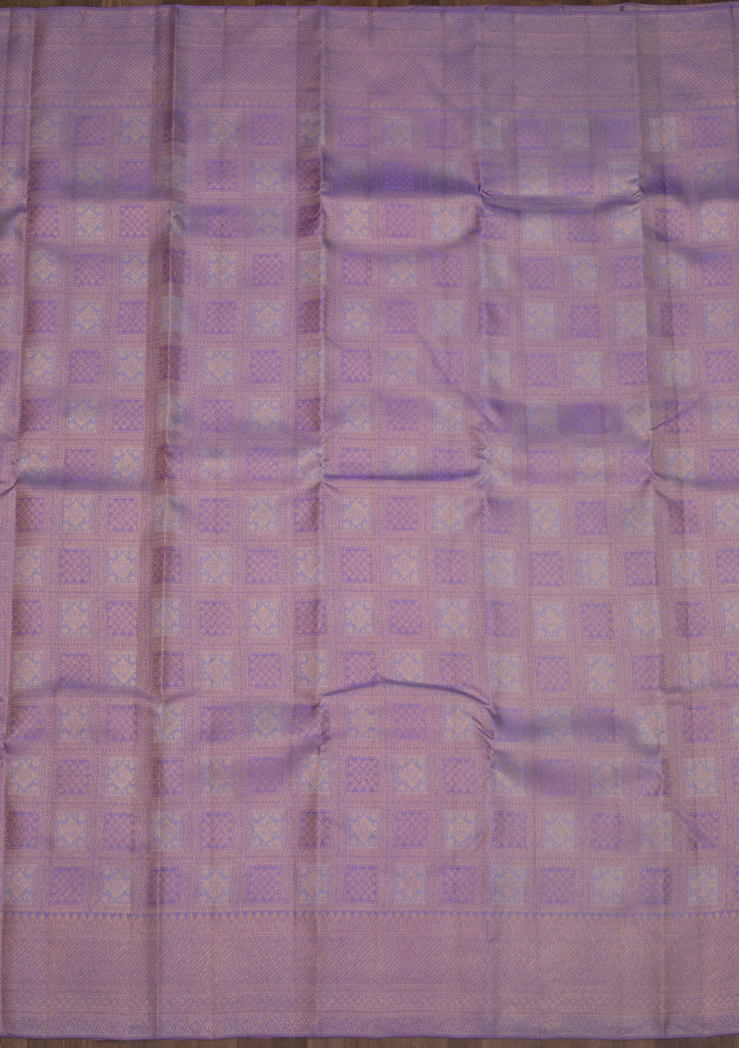 Lavender Zariwork Pure Silk Saree-Koskii