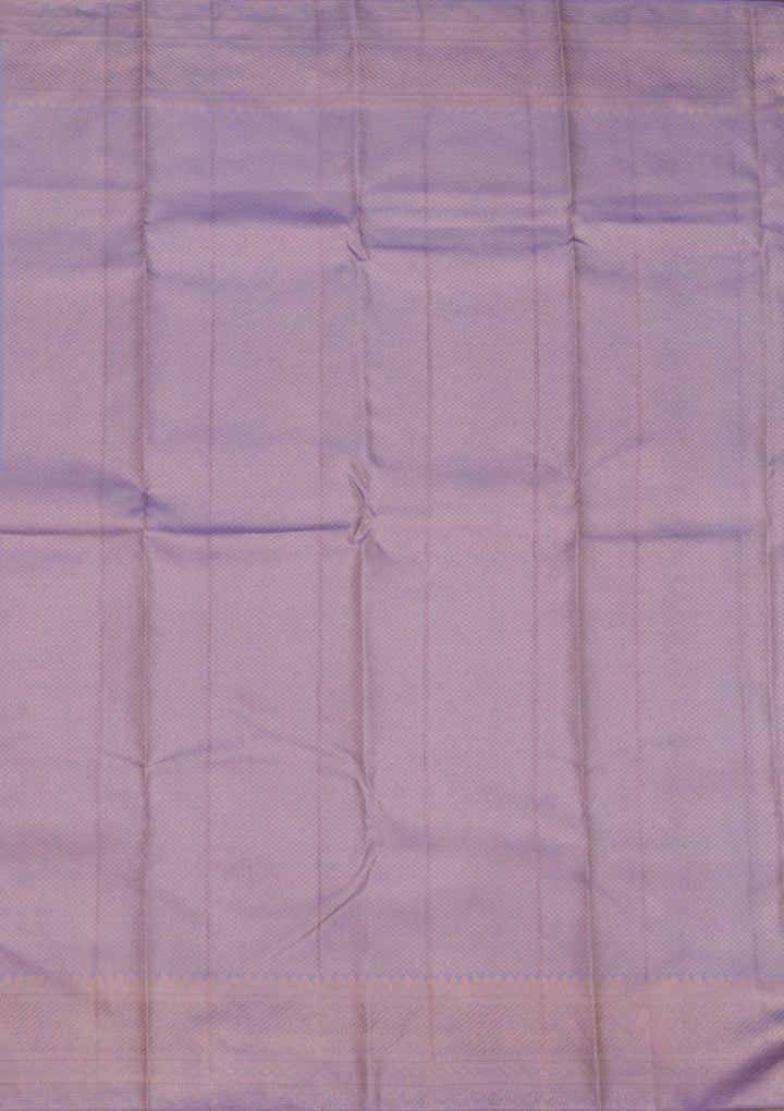 Lavender Zariwork Pure Silk Saree-Koskii