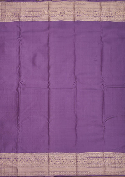 Lavender Zariwork Pure Silk Saree