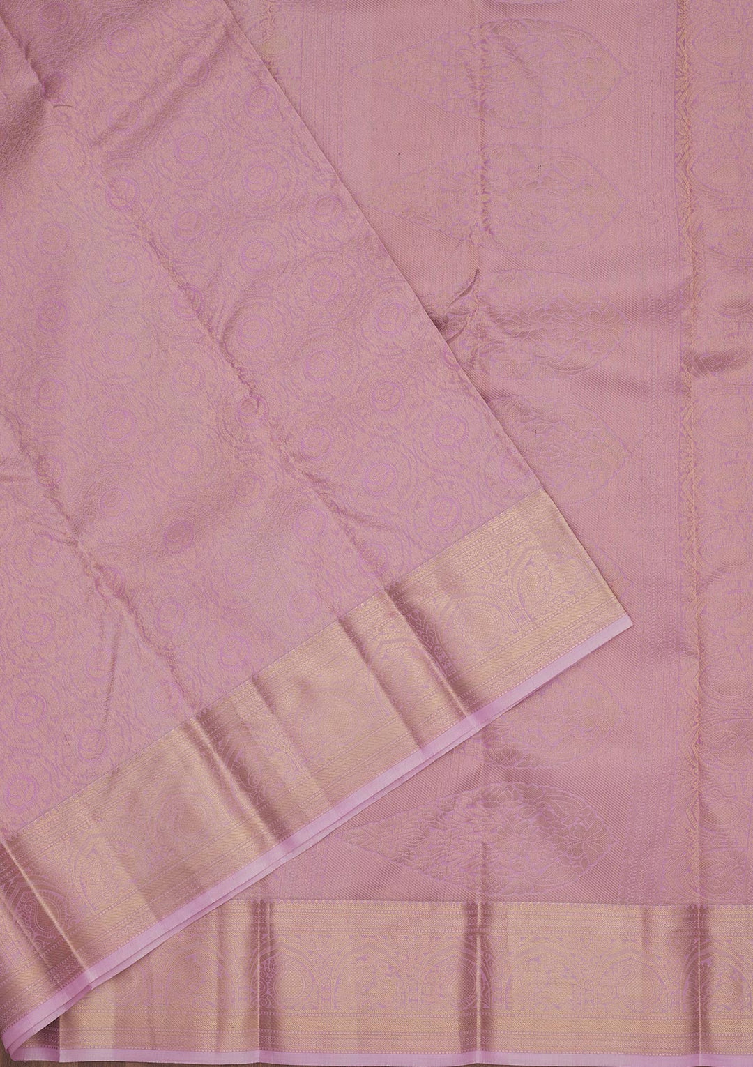 Lavender Zariwork Pure Silk Saree