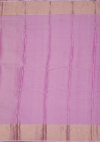 Lavender Zariwork Pure Silk Saree