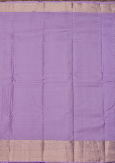 Lavender Zariwork Pure Silk Saree