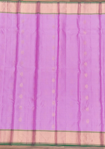 Lavender Zariwork Pure Silk Saree-Koskii