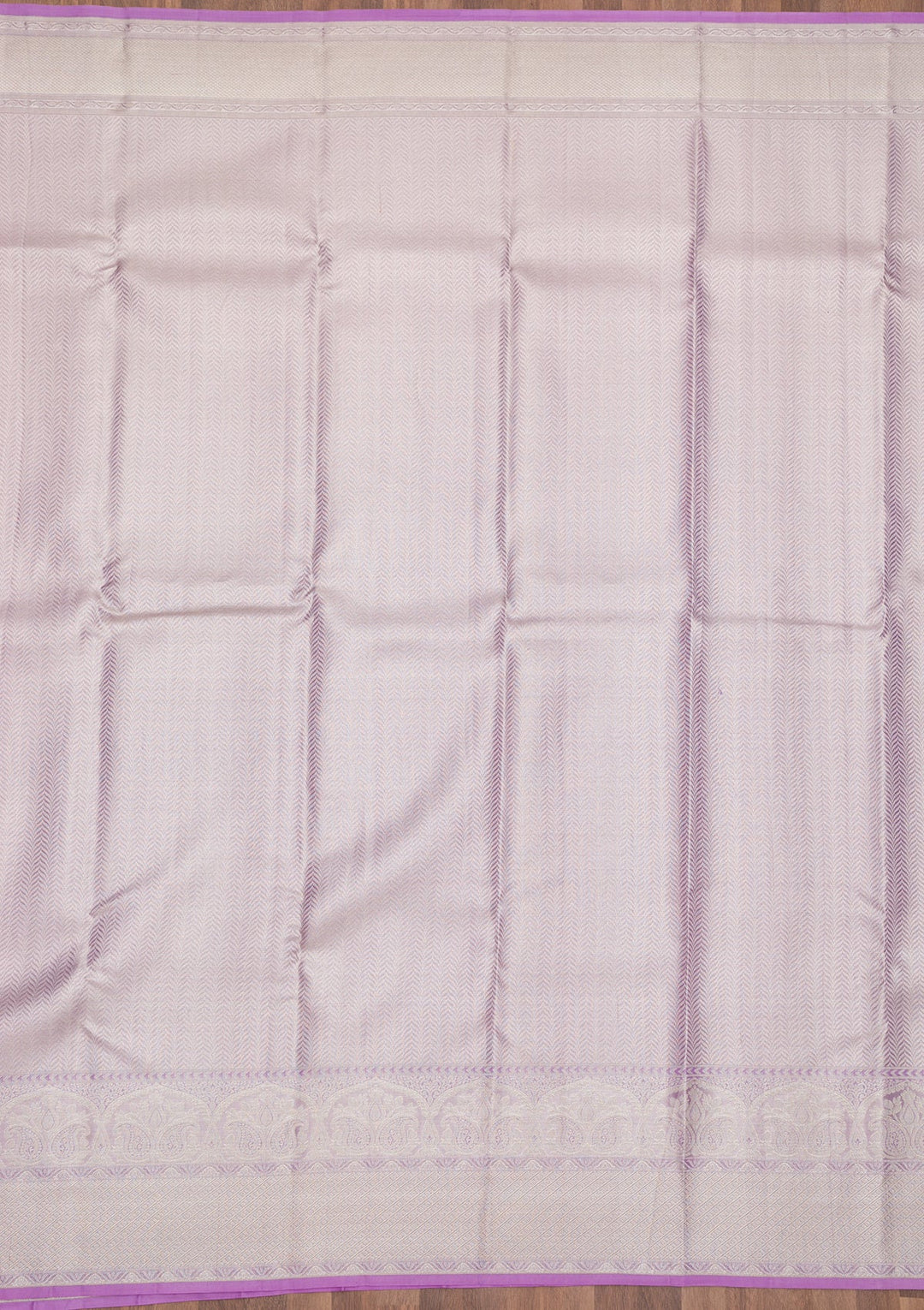 Lavender Zariwork Pure Silk Saree-Koskii