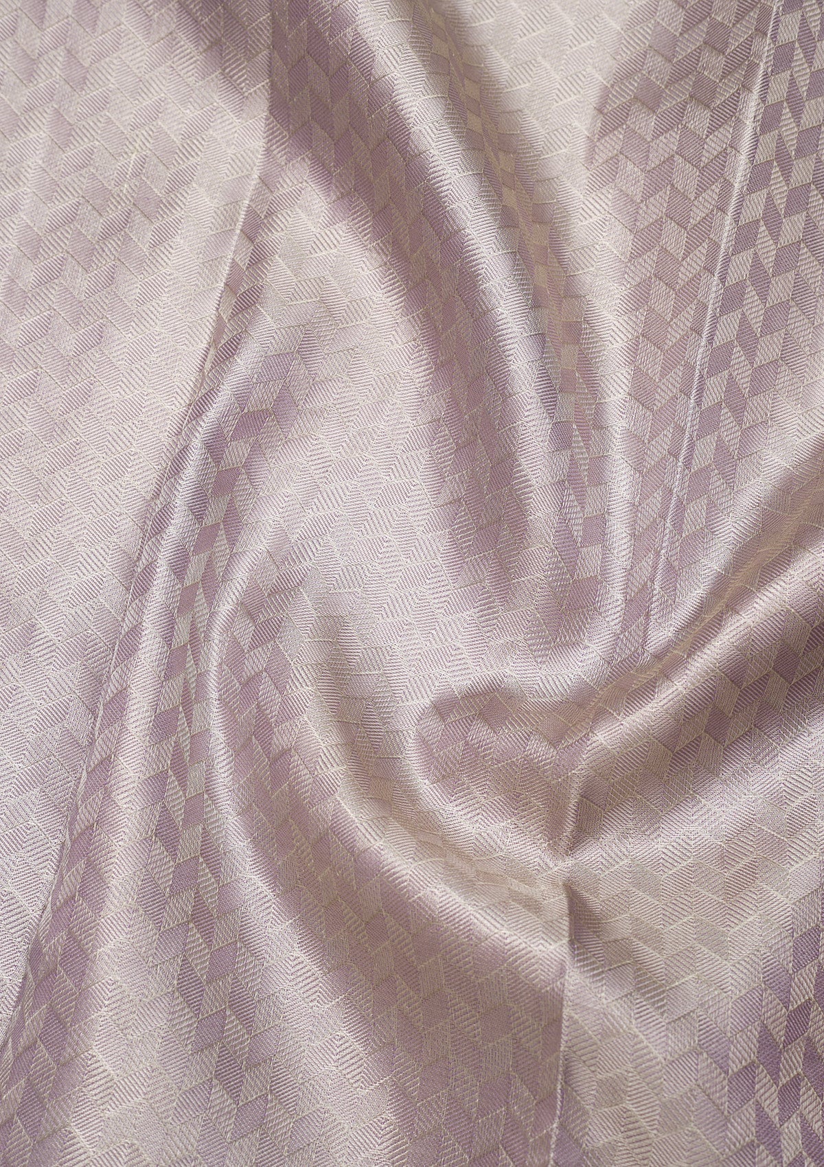 Lavender Zariwork Pure Silk Saree-Koskii