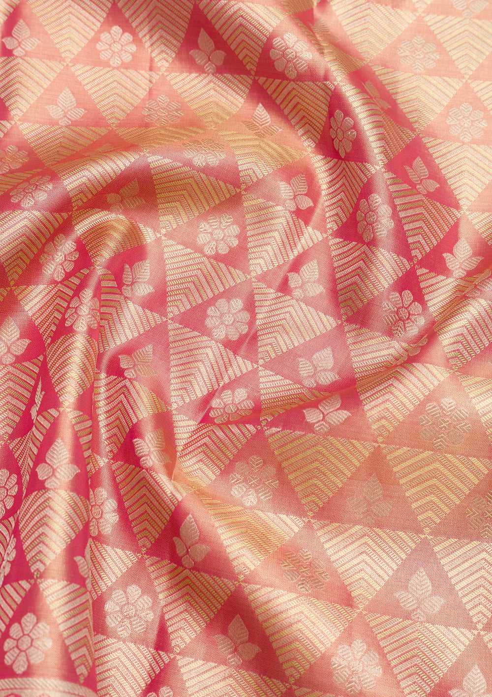Lavender Zariwork Pure Silk Saree-Koskii