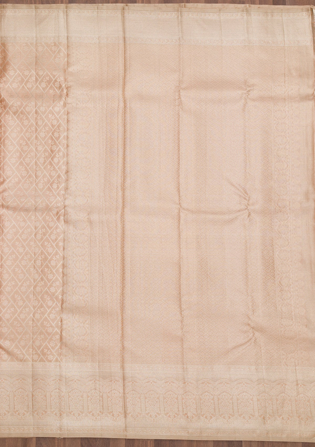 Lavender Zariwork Pure Silk Saree-Koskii