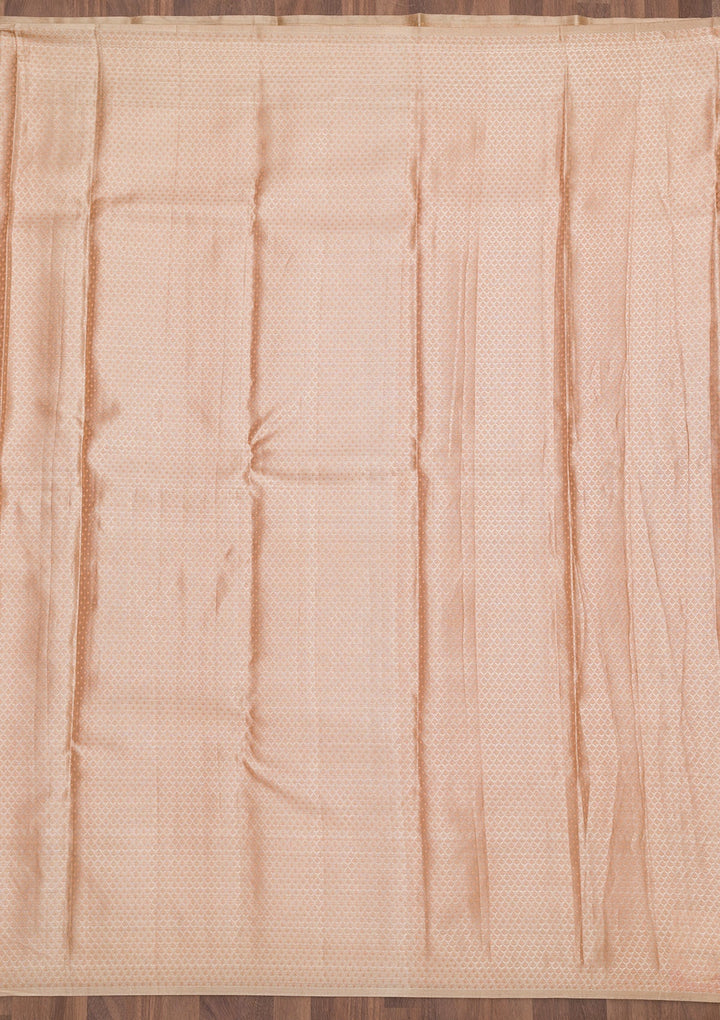Lavender Zariwork Pure Silk Saree-Koskii
