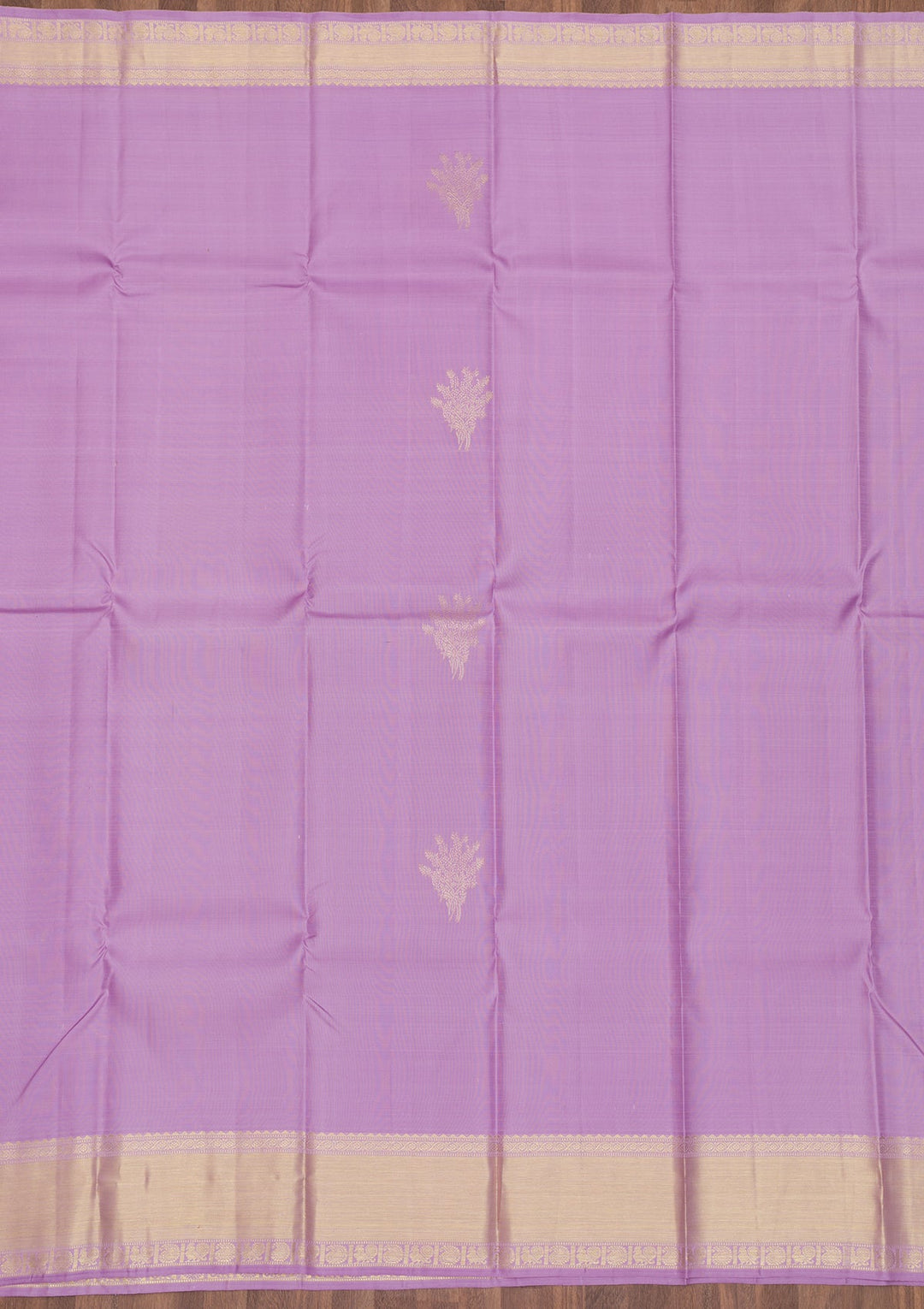 Lavender Zariwork Pure Silk Saree-Koskii