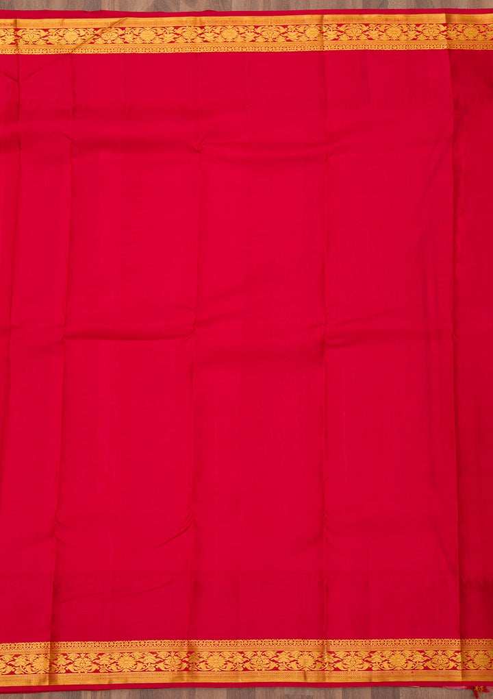 Lavender Zariwork Pure Silk Saree-Koskii
