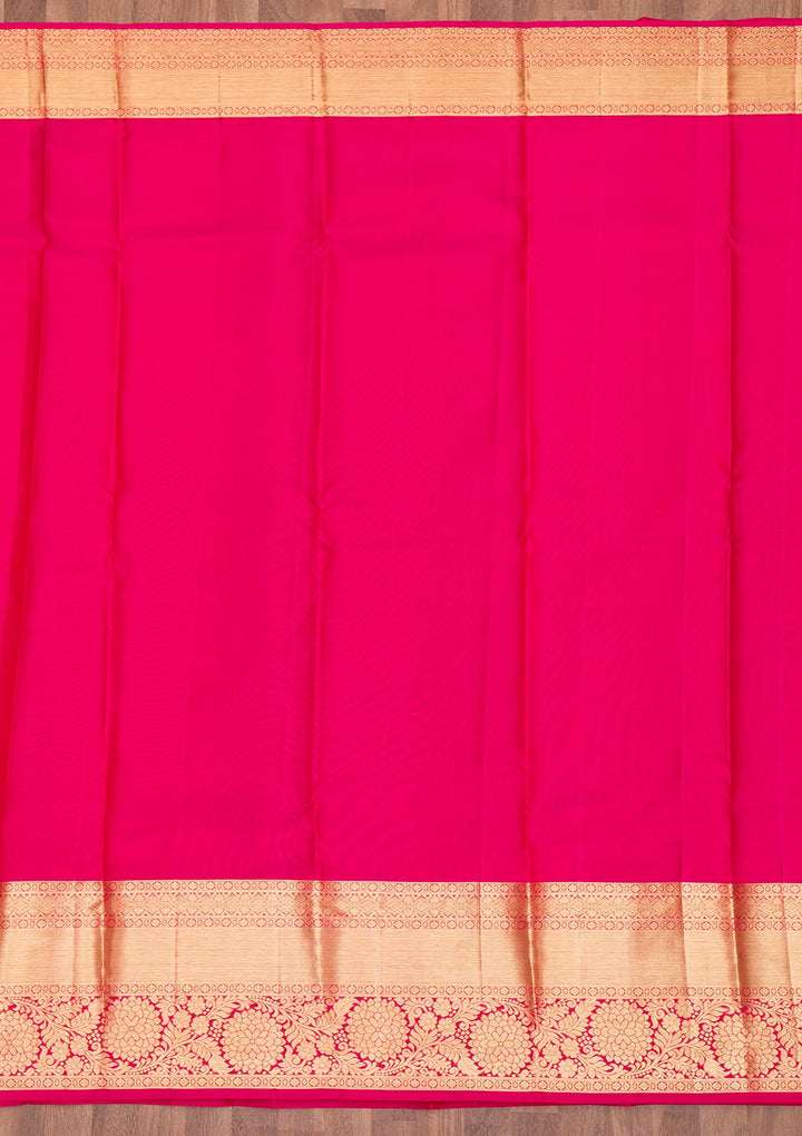 Lavender Zariwork Pure Silk Saree-Koskii