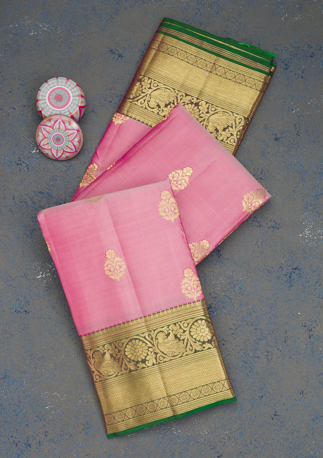 Lavender Zariwork Pure Silk Saree-Koskii