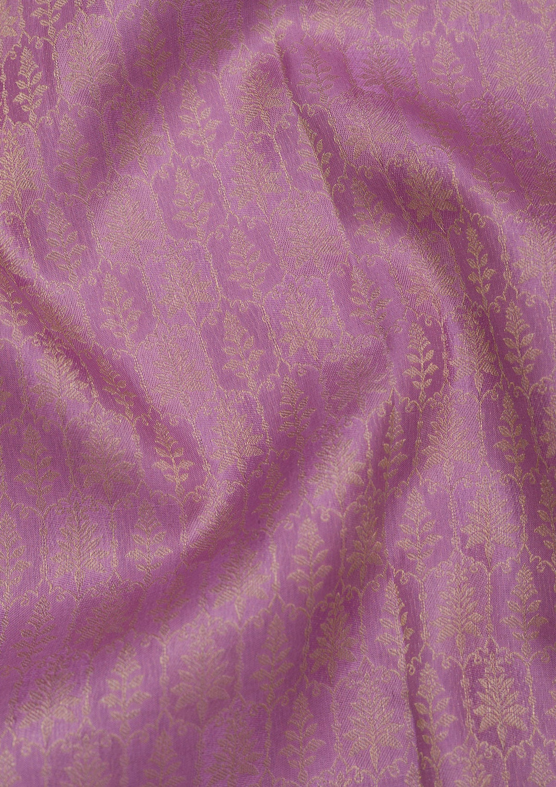 Lavender Zariwork Pure Silk Saree-Koskii