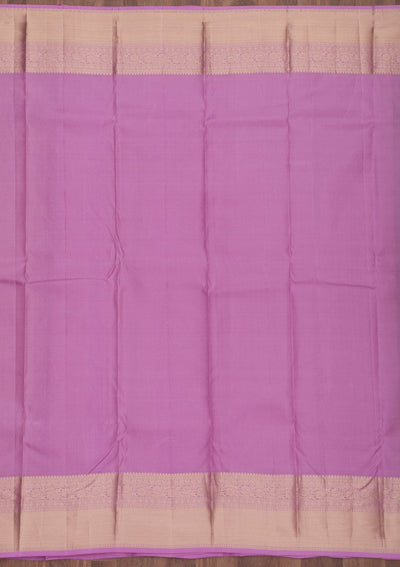 Lavender Zariwork Pure Silk Saree-Koskii