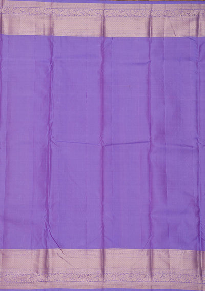 Lavender Zariwork Pure Silk Saree-Koskii