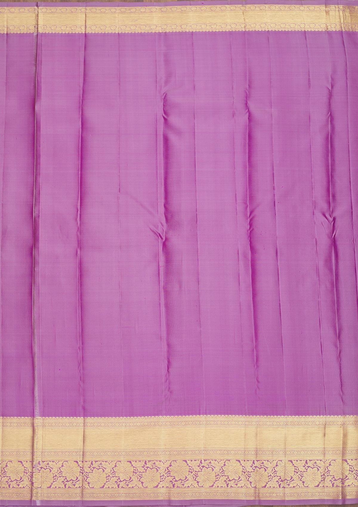 Lavender Zariwork Pure Silk Saree-Koskii