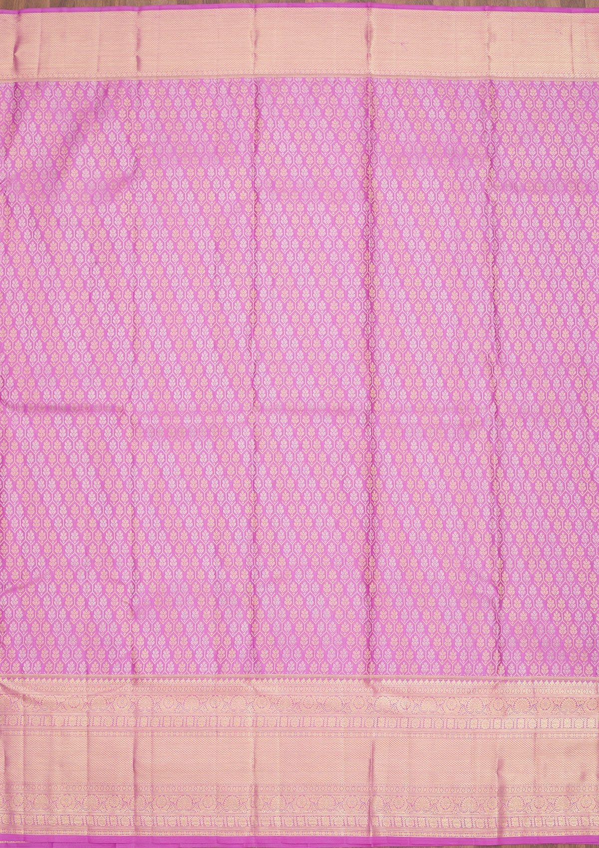 Lavender Zariwork Pure Silk Saree-Koskii