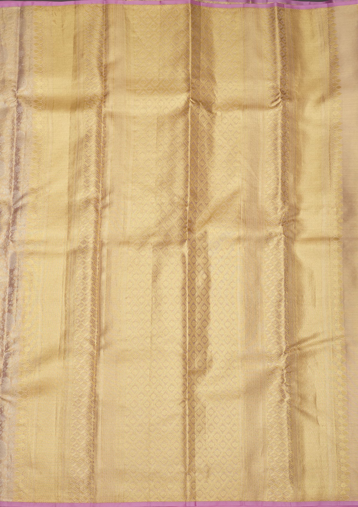 Lavender Zariwork Pure Silk Saree-Koskii