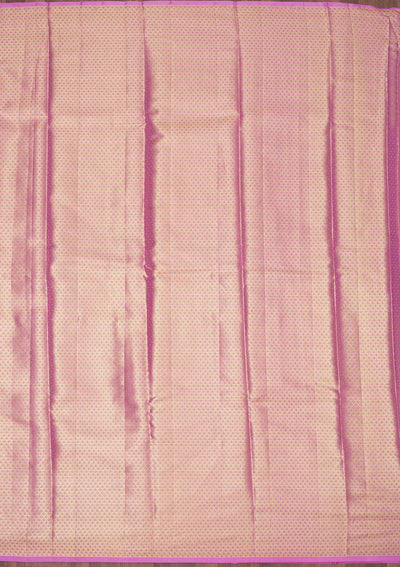 Lavender Zariwork Pure Silk Saree-Koskii